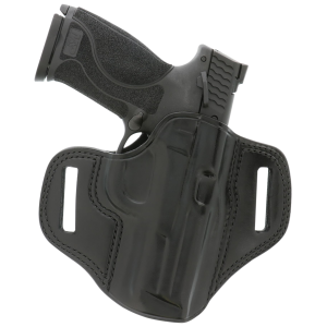 Galco CM212B Combat Master OWB Black Leather Belt Slide Fits 1911 Right Hand
