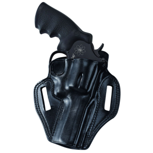 Galco CM800B Combat Master OWB Black Leather Belt Slide Fits Glock 43/43x Fits Springfield Hellcat Right Hand