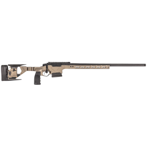 Seekins Precision 0011710103FDE Havak HIT Full Size 6.5 Creedmoor 3+1 24 in Black Threaded Barrel, Picatinny Rail Steel Receiver, FDE Adjustable Folding Aluminum Chassis, AR-Style Vertical Grip, Rifle