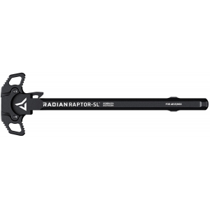 Radian Weapons R0176 Raptor SL Ambi Charging Handle\t Black\t Slim Line Handles\t Fits Mil-Spec AR-15/M16 Platform