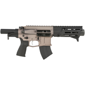 Maxim Defense MXM50840 PDX 505-SPS 7.62x39mm 20+1 5.50 in Barrel, Hate Brake Muzzle Booster Under M-Lok Handguard, Aluminum Receiver w/Urban Grey Finish, Urban Grey SCW System, Includes 1 20rd, Magazine, Pistol