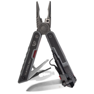 Real Avid AVGTMAX Gun Tool Max Black 3.25 in 440 Stainless Steel Plain G10 Black Handle