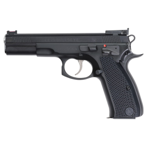 CZ Custom Shadow Bull Accu, Semi-auto, DA/SA, Full, 9MM, 5 in Inch Barrel, Black, Aluminum, Ambidextrous, Manual Safety, Adjustable Rear Sight & Fiber Optic Front, Steel, 16 Rounds, 2 Mags 91037