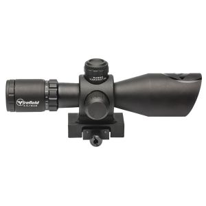 Firefield FF13064 Barrage Matte Black 2.5-10x40mm Illuminated Red/Green Mil-Dot Reticle