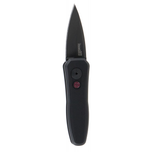 Kershaw 7500BLK Launch 4 1.90 in Folding Spear Point Plain Black DLC CPM 154 SS Blade Black Aluminum Handle Includes Pocket Clip