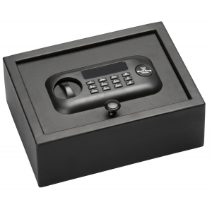 Bulldog BD1030 Digital Top Open Vault Standard Keypad Entry Black Powder Coat Steel 11.80 in x 8.70 in x 4 in