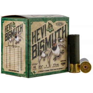HEVI-SHOT Hs15501 Hevi-bismuth 10 Gauge 3.50 In 1 3/4 Oz Bismuth 1 Shot 25 Per Box/ 10 Cs