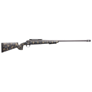 Browning 035545297 X-Bolt Pro Long Range McMillan 300 PRC 3+1 26 in Carbon Gray Elite Cerakote/ 4.49 in Fluted Barrel, Carbon Gray Elite Cerakote Steel Receiver, Sonora Carbon Ambush Camo/ McMillan Game Scout Stock, Rifle
