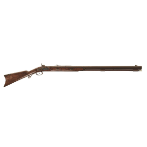 Taylors & Company 210043 Missouri River Hawken Maple 45 Cal Percussion 34 Blued Octagon Barrel, Color Case Hardened Rec, Fixed Maple Stock, Double Set Trigger
