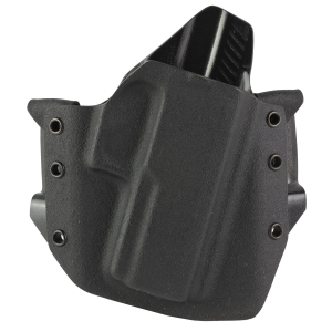 GunfightersINC Outside Waistband Holster, Fits Sig P320 Compact, Kydex Construction, Black, Right Hand RO-P320C-0101111