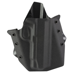 GunfightersINC Ronin, Outside Waistband Holster, Fits 1911 4.25 in Commander Models (No Rail), Kydex Construction, Black, Right Hand RO-1911CNR-0101121