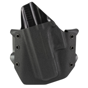 GunfightersINC Ronin, Outside Waistband Holster, For Glock 19/23, Kydex Construction, Black, Left Hand RO-G19-0101112