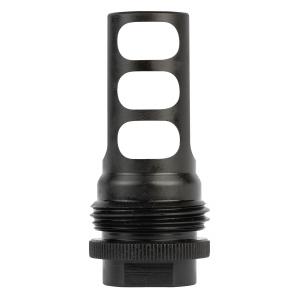 SilencerCo AC4752 ASR Muzzle Brake Black Steel with 5/8 in-24 tpi Threads for 270 Cal - Silencerco