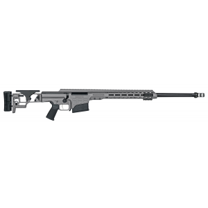 BARRETT 18480 Mrad 338 Lapua Mag 26 In 10+1 Gray Gray Folding W/adjustable Lop Stock Black Polymer Grip Right Hand
