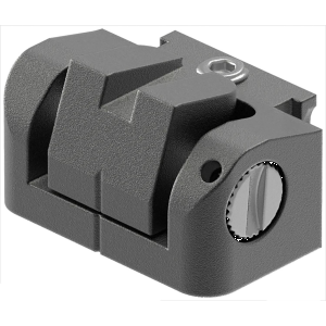 Leupold 120058 DeltaPoint Pro Rear Iron Sight Co-Witness\t Black Aluminum