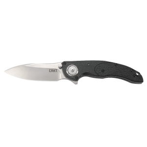 CRKT 5405 Linchpin 3.73 in Folding Sheepsfoot Plain Satin 1.4116 Blade GRN Black Handle - Columbia River