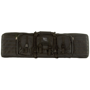 Bulldog BDT4037B BDT Tactical Single Black Nylon\t 3 Accessory Pockets\t Deluxe Padded Backstraps\t Lockable Zippers\t Padded Internal Divider 13 in H x 37 in W x 3 in D