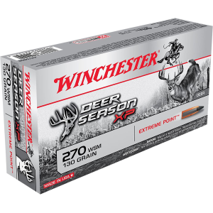 WINCHESTER X270sds Deer Season Xp 270wsm 130gr Extreme Point 20 Per Box/10 Case Centerfire, Rifle Ammunition