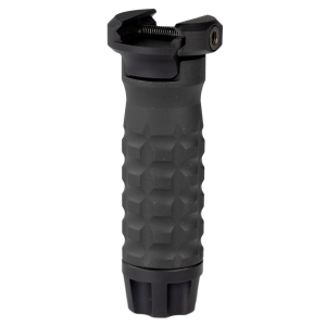 Samson Manufacturing Corp. Vertical Forend Grip, Fits Picatinny Rail, Matte Finish, Black, 3.5 in Long, Grenade Texture 04-06097-01