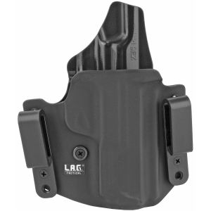 L.A.G. Tactical 4060, Inc. Defender Series, OWB/IWB Holster, Fits SW Shield 9EZ, Kydex, Right Hand