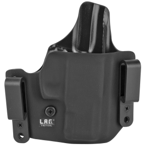 L.A.G. Tactical 18010, Inc. Defender Series, OWB/IWB Holster, Fits Taurus PT111 Millenn G2, Kydex, Right Hand