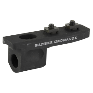 Badger Ordnance Low Profile Harris Mount 588-01, For Harris BRM-S Bipod, Fits M-LOK Attachments, Anodized Finish, Black 588-01