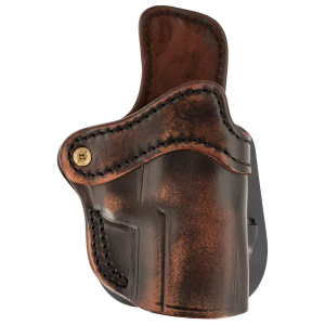 1791 Gunleather ORPDH24SVTGR Paddle Holster Optic Ready OWB Size 2.4S Vintage Leather Paddle Fits FN 509/H&K VP9SK Right Hand