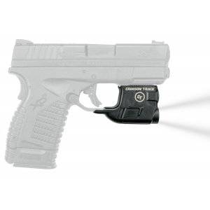 Crimson Trace 0182701 Lightguard For Handgun Springfield XD-S 110 Lumens Output White LED Light Trigger Guard Mount Matte Black Polymer
