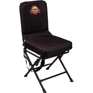 Rhino Blinds RC2281 Padded Swivel Hunting Chair 360 Degree Swivel Black 600D Polyester - Rhino Blind