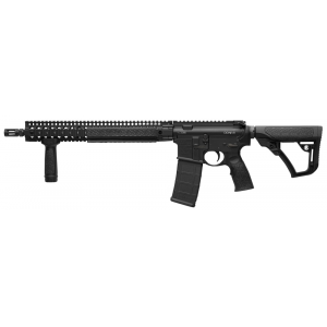 DANIEL Defense Ddm4 V9 Carbine 02-145-15175-047, .223 Rem/5.56 Nato, 16 In Chrome Lined Bbl, Semi-auto, Dd Adj Stock, Blk Finish, 15 In Dd Rail, 30 Rds