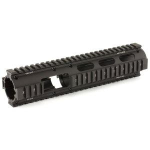 Leapers, Inc. - UTG Model 4/15 Quad Rail, Fits AR Rifles, Carbine Length, with Front Extension, Black MTU015 - Leapers