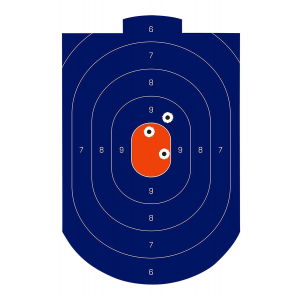 Birchwood Casey 35714 Dirty Bird Silhouette Target Silhouette Tagboard Target 12 in x 18 in 100 Per Pkg
