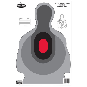 Birchwood Casey 35722 Dirty Bird Silhouette Tagboard Target 12 in x 18 in 100 Per Pkg