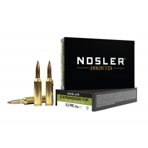 NOSLER 40688 E-tip 6.5 Prc 120 Gr Spitzer E Tip Lead Free 20 Per Box/ 10 Cs