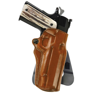 Galco SM2-266R Speed Master 2.0 OWB Tan Leather Paddle Fits Kimber/Springfield 1911 4 in, Colt/SW1911SC/Para USA 4 1/4 in Right Hand