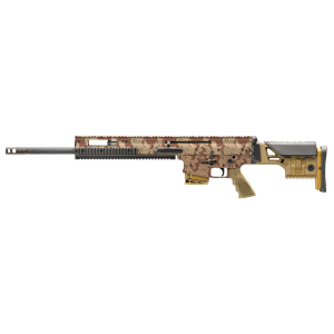FN America SCAR 20S NRCH, Semi-auto Rifle, 7.62NATO, 20 in Barrel, 1:8 Twist, Hydrograhphic (Hydro Dip) Finish, Chocolate Chip Desert Camo, Precision Adjustable for LOP and Comb Height Synthetic Stock