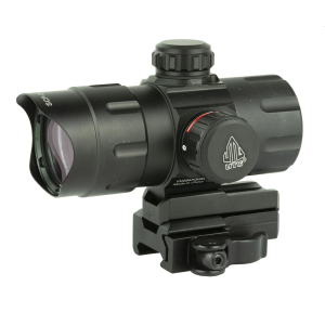 Leapers, Inc. - UTG Instant Target Aiming Sight, 4.2 in, Red/Green CQB Dot, with Quick Disconnect Mount, Black SCP-DS3840W - Leapers