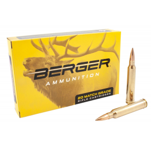 BERGER Bullets 70020 Classic Hunter Subsonic 300 Win Mag 185 Gr Hybrid Boat Tail 20 Per Box/ 10 Cs