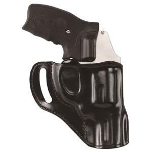 Galco HT118B Hornet OWB Black Leather Belt Slide Fits Ruger SP101 Fits Colt Cobra Right Hand