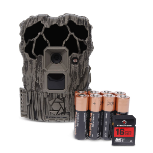 Stealth Cam STCQS20NGK QS20 Combo Camo No Glow IR Flash\t Up to 32GB SD Card Memory\t Features Integrated Python Provision Lock Latch
