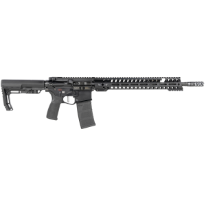 Patriot Ordnance Factory 00856 Renegade + 5.56x45mm NATO 16.50 in 30+1 Black Hard Coat Anodized Black Nitride 6 Position MFT Stock Black Polymer Grip, Rifle