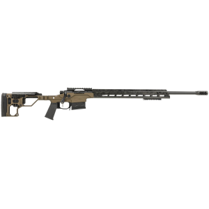Christensen Arms 8010303501 Modern Precision 6mm Creedmoor 24in Threaded Barrel 5+1, Black Cerakote Rec, Desert Brown Folding Stock, Polymer Grip - Christensen Arms
