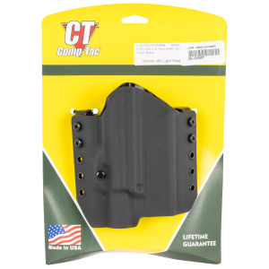 Comp-Tac C828SS241RBKN Warrior OWB Black Kydex Belt Loop Fits Sig 320/Sig RX Right Hand
