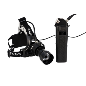 Predator Tactics 97501 Coon Hound Headlamp/Spotlight 52\t400 Candela White/Amber LED Bulb Black
