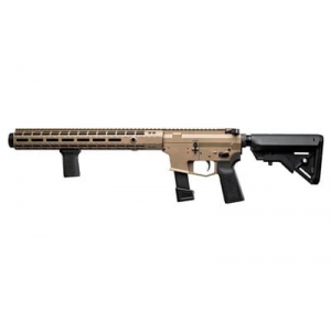 Angstadt Arms Vanquish-9, Semi-auto, Integrally Suppressed Rifle, 9MM, 16 in Precision Ported Barrel, Cerakote Finish, Flat Dark Earth, B5 Systems Bravo Stock, B5 Grip, BCM Mod3 Vertical Grip, 15 in A