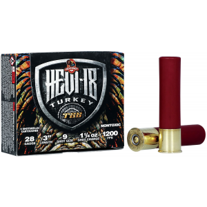 I-Shot HS7289 HEVI-18 TSS Turkey 28 Gauge 3 In 1 1/4 Oz Tungsten 9 Shot 5 Per Box/ 10 Cs Ammo