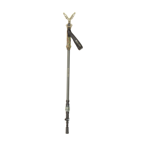 Allen 21447 Axial EZ-Stik Shooting Stick Monopod Matte Beetle Green Aluminum w/Rubber Foot\t Push Button Auto Slide Action\t Post Attachment System & 29-61 in Vertical Adjustment