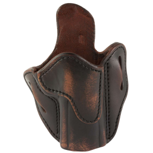 1791 Gunleather ORBH24VTGR BH2.4 Optic Ready OWB Size 2.4 Vintage Leather Belt Slide Fits Walther PPQ/Sig P320/Springfield XD-M Right Hand