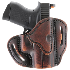 1791 Gunleather ORBHCVTGR BHC Optic Ready OWB Compact Vintage Leather Belt Slide Compatible w/Glock 43/Sig P365 Right Hand