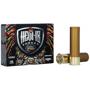 HEVI-SHOT Hs4509 Hevi-18 Tss Turkey 12 Gauge 3.50 In 2 1/4 Oz Tungsten 9 Shot 5 Per Box/ 10 Cs